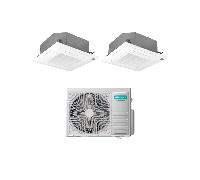 Aire acondicionado Hisense dual split inverter de cassette 12000+18000 no especificado - Nuevo