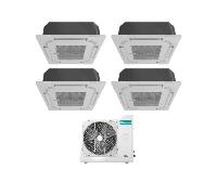 Aire acondicionado Hisense quadri split cassette 12000 BTU color no especificado - Nuevo