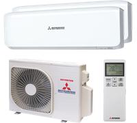 Aire acondicionado inverter multisplit 2x1 mitsubishi heavy industries 40zs01-w 3000+1720 fg