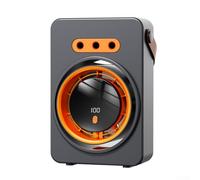 Aire Acondicionado Móvil 4.5W Bajo Consumo 100 Niveles Flujo Aire Silencioso para Camping Coche Gris(Gray)