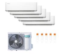Aire Acondicionado Multi Split Hisense Max Confort - 10.00 kW [5AMW105U4RQC + 3 x HC25YC00G + 2 x HC35WU00G] - Hisense
