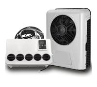 Aire acondicionado para RV de 12000 Btu - Unidad de AC eléctrica de 12V DC para cabina de camión para autocaravanas, furgonetas, campers y vehículos de alta capacidad