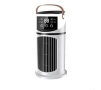 Aire acondicionado personal, ventiladores de refrigeración que soplan aire frío, unidad de aire acondicionado portátil con ventilador humidificador de 9 velocidades para dormitorio y oficina (blanco)