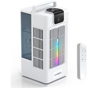Aire acondicionado portátil 4 en 1, enfriador de aire con ventilador y función de nebulización de agua