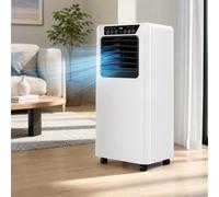 Aire Acondicionado Portátil, Climatizador con Compresor 3 en 1 y Modos de Refrigeración, Deshumidificación y Ventilación, Mando a Distancia, 3 Velocidades y Temporizador de 24 Horas 7000BTU