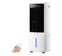 Aire Acondicionado Portátil con Depósito Extraíble de 12L, 3 Velocidades, Enfriador de Aire con Mando a Distancia, Temporizador 1-12h, Oscilación 60°, para Camping, Dormitorio y Cocina