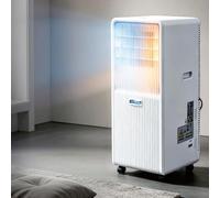Aire Acondicionado Portátil con Mando a Distancia Climatizador 4 en 1 Frío, Ventilación y Deshumidificador, Modo Reposo, Temporizador 12H, con tubo de escape Kit de instalación, Hot & Cold 14000BTU
