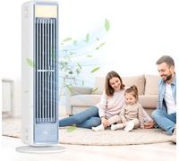 Aire acondicionado portátil, enfriador de aire móvil silencioso con 3 velocidades, ventilador eficiente energéticamente sin aspas, mini aire acondicionado para dormitorios, oficinas y hogares, color b
