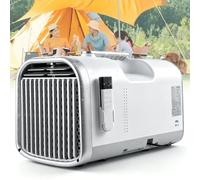 Aire Acondicionado Portátil Monobloque 4400BTU Silencioso 42dB para Camping Hogar Oficina, Enfriamiento Rápido, Bajo Consumo, Compacto y Portátil, Fácil Instalación