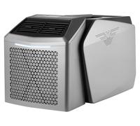 Aire acondicionado portátil para camping de 4850 BTU, tipo split con doble conducto para tiendas de campaña, con mando a distancia y control táctil, ajustable a 1632°C, caudal de aire de 200 m³/h, niv
