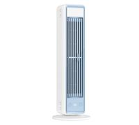 Aire acondicionado portátil pequeño: torre sin aspas con ventilador de CA de 3600 mah con control remoto, soporte/escritorio/montaje en pared 3 en 1, funcionamiento silencioso, 5 velocidades par