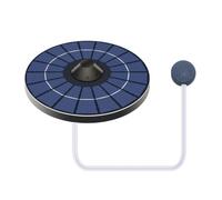 Aireador con Energía Solar Bomba De Aire Portátil Silenciosa 2.5W