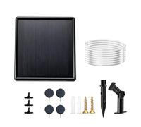 Aireador de estanque solar Fuente de oxígeno recargable para | Bomba De Aire Alimentada Por Energía Solar Para Acuarios Exteriores, Tanques De Pescado, Hidroponía, Jardín