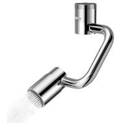 Aireador de grifo giratorio, reemplazo de brazo de 1440 grados, 2 modos de extensión del aireador de grifo de agua, para el hogar, cocina, baño, al aire libre, hotel, dormitorio, fregadero