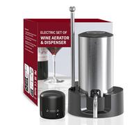 Aireador de vino eléctrico,vertedor, decantador,tipo C,dispensador de vino recargable
