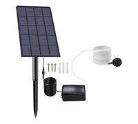 Aireador Solar Cuenca con Bomba De Aire Silencioso 2W | Burbuja Solar Oxigenador De Cuenca Adecuado Para Acuarios, Hidroponía, Pesca Al Aire Libre, Almacenamiento De Frutas