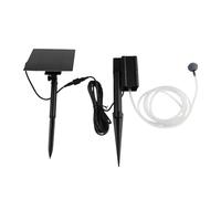 Aireador solar para estanques, 7 V, 2,5 W, burbujeador de oxígeno | Este aireador solar proporciona oxigenación directa de la luz solar para mantener los estanques de peces saludables y