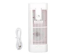 Aires acondicionados portátiles, ventilador de aire acondicionado portátil USB Enfriador de aire evaporativo personal con 3 velocidades Luz nocturna Tanque de agua de 120 ml