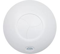 Airflow iCON 60 150mm - Extractor de Baño 78 l/s | Potente 66,3 W, Silencioso con Válvula Antirretorno Iris | Módulos de Humedad, PIR y Temporizador Opcionales | 3 Años Garantía
