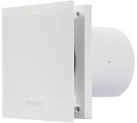 Airflow QT100HT Extractor Baño con Humidistato y Temporizador, 100 mm, Fabricado en Alemania, 25 dB, 5/9 W, 2 Velocidades, Hasta 25 l/s, QuietMark, Garantía 3 Años