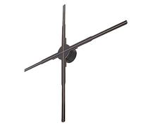 Airshi Pantalla Holográfica WiFi, Ventilador de Holograma 3D, Soporte de Control Remoto, Función de Empalme Múltiple, PC Ultra HD 722 LED para Hotel (Enchufe de la UE)