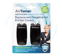 AirTamer IONB-315, Recambio de fundas de emisores de iones negativos para el Purificador de aire personal avanzado AirTamer A315, negro, 2 fundas