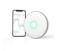 Airthings 2950 Wave Radon: detector inteligente de gas radón con monitor de humedad y temperatura, preciso, intuitivo e inalámbrico