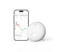 Airthings 321 Wave Enhance - Monitor de calidad del aire para CO2, COV, humedad, temperatura, presión, ruido y luz - Ideal para dormir mejor en dormitorios y mejorar la concentración en oficinas.