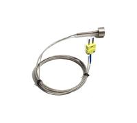 AIRUIXI Capteur de température Sensor de Temperatura termopar de adsorción magnética Fuerte de 0 a 450 Grados Tipo K con Cable blindado de Acero Inoxidable(1Meters)