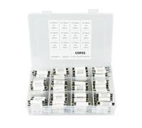 AIRUIXI Fusible cerámico Kit Surtido de fusibles cerámicos de 12 valores, 120 Uds., 10x38mm, 500V, 1A, 2A, 3A, 4A, 5A, 6A, 8A, 10A, 16A, 20A, 25A, 32A, fusibles de Tubo con Caja de plástico