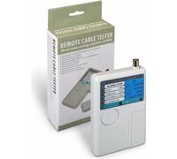 AISENS A142-0313, Probador de cables UTP/STP, BNC, RJ-11, RJ-12, RJ-45, USB, Gris, RoHS, 185 mm, 107 mm