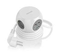 Aisens - asps-2a2c04-w - regleta de enchufes sobremesa multifuncion co