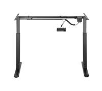 Aisens Bastidor de escritorio motorizado Altura ajustable con panel de control 80kg Negro