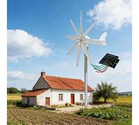 AISINILALAO Generador de energía eólica silenciosa de 2000 W 12/24/48 V
