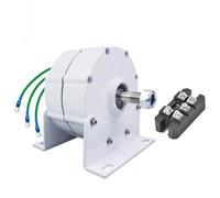 AISINILALAO Generador de Imán Permanente de CA de Energía Libre de 20000W | Alternador AC de imán permanente sin engranajes de 220V 48V 24V 12V 3 fases para aerogeneradores verticales/horizontales