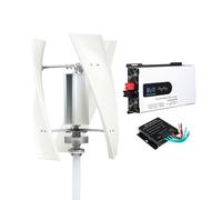 AISINILALAO Generador Eólico De 10000W para Sistemas Fuera De La Red | 12V 24V 48V 220V Opcional, con Controlador/Inversor MPPT, Sin ruido, para patios y calles