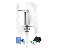 AISINILALAO Kit De Generador De Turbina Eólica 12V-220V 12000W | Sin Ruido, Para Uso Agrícola Y Doméstico, Generador De Techo De 3 Palas, Arranque A Baja Velocidad Del Viento