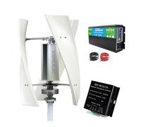 AISINILALAO Kit De Generador Eólico Vertical 10000W 12V-220V