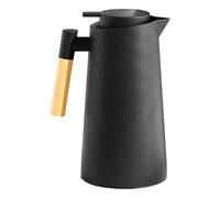 aislada al vacío, hervidor de vidrio de 1 litro, termo líquido, jarra de bebidas de doble pared, servidor portátil para cocina, viajes, reuniones de desayuno, picnic al aire libre, comedor