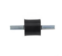 Aislador de vibraciones de goma y metal para M3 M5 M6 para aire acondicionado ventiladores - Soporte amortiguador para electrodomésticos silenciosos (M6 x 18 mm (20 mm x 20 mm))