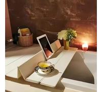 Aislamiento de Borde de PVC para bañeras de hidromasaje. Tabla Antideslizante para bañera. Se Adapta a bañeras de Madera estándar y Grandes. Duradera e Impermeable (80 x 173 x 0,6 cm).