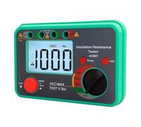 Aislamiento medidor ABS carcasa 250 V 500 V 1000 V | Mide 0.1-2000MΩ, pantalla digital, sustituye a la manivela, tecnología de chip precisa, segura