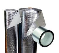 Aislante térmico reflexivo 100% aluminio y burbujas - (POR METROS) Ancho 1,20m. + 1 Cinta Aluminio (10m). Calor y frío: Viviendas, Caravanas, radiadores, buhardillas, trasteros, garajes