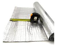 Aislante Térmico Reflexivo de Aluminio POR METROS (120 cm ancho) - Triple capa: burbuja de polietileno y doble capa 100% aluminio - Estabilizador aislante térmico a medida
