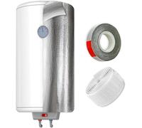 AISLANTE TERMICO reflexivo para CALENTADOR de AGUA - Reduce pérdida de calor y reduce consumo de energía - [ 1.20X1.80m ] - Incluye cinta doble cara y cinta velcro | 3 capas | 4mm espesor