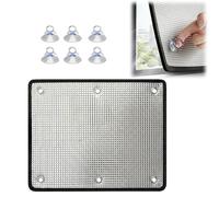 Aislante Térmico Ventanas contra Frío y Calor, 8mm Panel Película Protección Solar Doble Aluminio para Tragaluz Garaje y Coche, Cobertura Opaca Sin Taladrar(60x100cm)