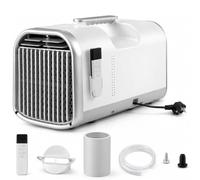 AityBuy Aire Acondicionado Portátil para Camping 4400/5100 Btu 1300w/1500w, Unidad Mini AC 4 En 1 Frío/Deshumidificador/Ventilador/Modo Sueño, Inverter Silencioso con Mando Y Temporizador 5100BTU
