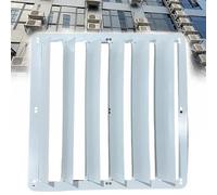 AityBuy Rejillas Deflectoras De Aire, Cubierta Deflectora De Acero para Guía De Viento, Cubierta De Unidad De Aire Acondicionado para Exteriores, Deflector De Aire Acondicionado Square-43 * 43cm