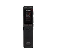 Aiwa Grabadora de Voz Digital DVR-A400 – Extra plana, micrófono estéreo, memoria 16 GB – Negro