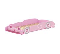 Aiyaplay - Cama Infantil 70x140 cm Diseño Coche - Rosa